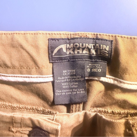 Mountain Khakis Women's Tan Outdoor Pants - Picture 5 of 5
